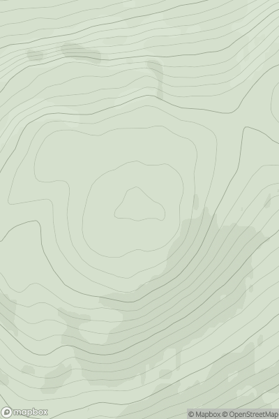 Thumbnail image for Beinn a' Chapuill [North Skye and Raasay] [NG439531] showing contour plot for surrounding peak